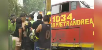 Comerciante muere arrollado por tren en El Agustino: víctima deja dos menores de edad huérfanas