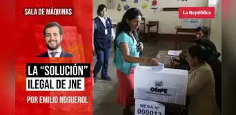 La ilegal "solución" del JNE, por Emilio Noguerol Uceda La ilegal "solución" del JNE, por Emilio Noguerol Uceda