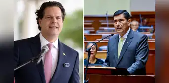Embajador de EE.UU. llega a PCM y se reúne con Luis Arroyo tras renuncias de ministros por compra de aviones