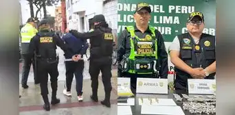 Cae peligrosa banda que extorsionaba a empresas de transporte público 14, E y T en Chorillos