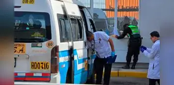 Balean a chofer y cobrador de combi a pocos metros del hospital Barton en el Callao: sicario es un menor de edad