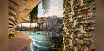 La torre inspirada en la geología de la cordillera de los Andes que construirán en un país de Sudamérica y estará lista en 2029
