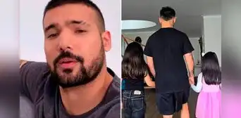 Ezio Oliva revela su forma de criar a sus hijas tras quedarse solo con ellas sin Karen Schwarz en España: "No les digas te quiero..."