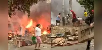 Fuerte incendio consumió vivienda cerca de un grifo en Los Olivos y moviliza a 5 unidades de bomberos: vecinos ayudan a apagar el fuego Fuerte incendio consumió vivienda cerca de un grifo en Los Olivos y moviliza a 5 unidades de bomberos: vecinos ayudan a apagar el fuego