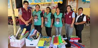 Corte Superior de Piura entrega útiles escolares a niños de Cumbibira Norte Corte Superior de Piura entrega útiles escolares a niños de Cumbibira Norte