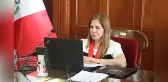 Titular Cecilia León presenta requerimientos clave para fortalecer la justica en La Libertad ante la presidenta del Poder Judicial