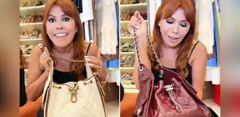 Revelan la elevada suma valorizada en carteras que recibió Magaly Medina por su cumpleaños: “Más de 18 mil dólares”