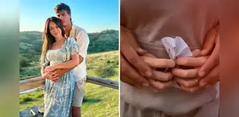 Jazmín Pinedo muestra su vientre y hace importante anuncio junto a su novio extranjero Pedro Araujo: “Ya es una realidad”