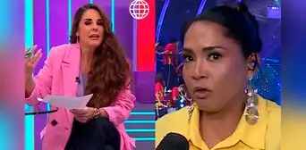 Katia Palma encara a Rebeca Escribens por cuestionar a Said Palao en ‘América hoy’: “Pido que controle su boca” Katia Palma encara a Rebeca Escribens por cuestionar a Said Palao en ‘América hoy’: “Pido que controle su boca”
