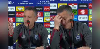 Horacio Melgarejo, DT de Cienciano, protagoniza tenso cruce en conferencia de prensa: “Siguiente pregunta o me paro y me voy” Horacio Melgarejo, DT de Cienciano, protagoniza tenso cruce en conferencia de prensa: “Siguiente pregunta o me paro y me voy”