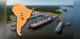 Sudamérica y el nuevo puerto que promete darle a Paraguay un acceso directo al mar: inversión proyectada asciende a US$150 millones