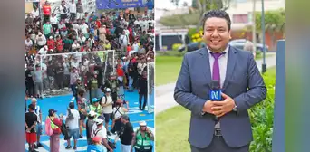 Reportero de América TV enfurece en vivo durante la transmisión del Mundialito de El Porvenir: “Dame pase por la **” Reportero de América TV enfurece en vivo durante la transmisión del Mundialito de El Porvenir: “Dame pase por la **”