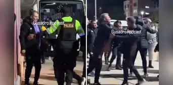 Escandalosa pelea en la Liga 1: DT de Comerciantes Unidos arremetió contra técnico de Cienciano y policías intervinieron Escandalosa pelea en la Liga 1: DT de Comerciantes Unidos arremetió contra técnico de Cienciano y policías intervinieron