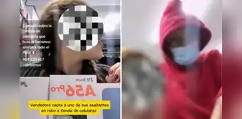 Joven vendedora fue asaltada en plena transmisión en TikTok: delincuente se llevó celulares valorizados en S/30.000 Joven vendedora fue asaltada en plena transmisión en TikTok: delincuente se llevó celulares valorizados en S/30.000