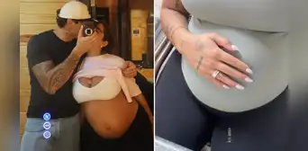 Hugo García sorprende a Isabella Ladera con anillo en medio de su avanzado embarazo: "Estamos cumpliendo un año"