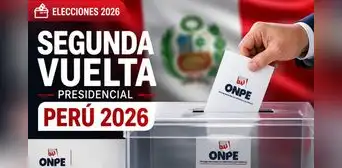 Elecciones 2026: ¿Cuándo es la segunda vuelta de las presidenciales en Perú? Elecciones 2026: ¿Cuándo es la segunda vuelta de las presidenciales en Perú?
