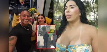Futbolista Pedro Aquino es ampayado entrando al departamento de modelo y le es infiel a su esposa