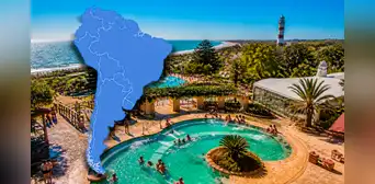 El parque de piscinas termales con vista al océano Atlántico que puedes visitar en un país de Sudamérica por menos de US$30 El parque de piscinas termales con vista al océano Atlántico que puedes visitar en un país de Sudamérica por menos de US$30
