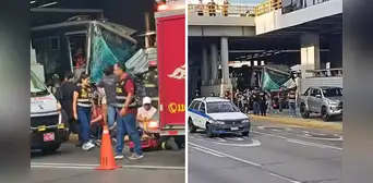 Metropolitano restablece su operación en la Vía Expresa tras remolcar bus que sufrió choque y dejó 18 heridos Metropolitano restablece su operación en la Vía Expresa tras remolcar bus que sufrió choque y dejó 18 heridos