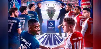 PSG vs Arsenal: día, hora y canal de TV para ver la gran final de la Champions League 2026 PSG vs Arsenal: día, hora y canal de TV para ver la gran final de la Champions League 2026