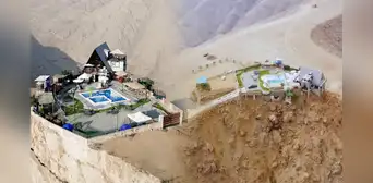 Este misterioso hotel fue construido en la punta de un cerro en SJL: está ubicado a 1.100 m.s.n.m y se llega tras una caminata de 30 minutos Este misterioso hotel fue construido en la punta de un cerro en SJL: está ubicado a 1.100 m.s.n.m y se llega tras una caminata de 30 minutos