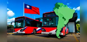 Taiwán desafía a China en América Latina: donó buses eléctricos a un país de Sudamérica para modernizar su transporte público en 2026