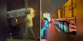 Familia cargó féretro a pie debido a congestión de 10 horas por accidente en vía Ramiro Prialé