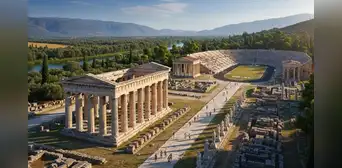 Arqueólogos descubren una estructura perdida e inaccesible enterrada bajo la antigua ciudad de Olimpia Arqueólogos descubren una estructura perdida e inaccesible enterrada bajo la antigua ciudad de Olimpia