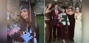 Natalie Vértiz acompaña a su hermana en emotiva ceremonia tras terminar la universidad en Estados Unidos: “Vamos, mi reina”