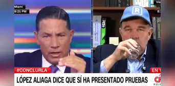Rafael López Aliaga lleva su narrativa de fraude a CNN: candidato no presentó evidencias verificables
