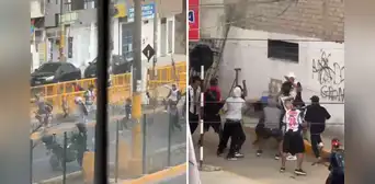 Terror en Comas: enfrentamiento de barristas de Alianza Lima en la Av. Túpac Amaru desata pánico entre vecinos Terror en Comas: enfrentamiento de barristas de Alianza Lima en la Av. Túpac Amaru desata pánico entre vecinos