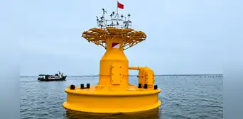 China supera un problema de la Segunda Guerra Mundial con una innovadora boya de 6 metros para monitorear el mar en tiempo real