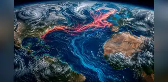 Científicos revelan una señal inquietante: el océano Atlántico podría debilitarse más del 50% y alterar el clima del mundo hacia 2100 Científicos revelan una señal inquietante: el océano Atlántico podría debilitarse más del 50% y alterar el clima del mundo hacia 2100