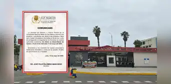 Suspenden clases presenciales en facultades de San Marcos tras toma de ciudad universitaria