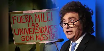 Javier Milei criticó las marchas masivas en Argentina contra el freno a la Ley de Financiamiento Universitario Javier Milei criticó las marchas masivas en Argentina contra el freno a la Ley de Financiamiento Universitario