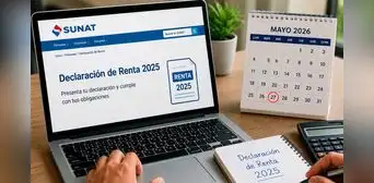 Sunat: desde el 27 de mayo inicia el plazo final para presentar la Declaración de Renta 2025 según RUC, ¿qué fechas debes tener en cuenta? Sunat: desde el 27 de mayo inicia el plazo final para presentar la Declaración de Renta 2025 según RUC, ¿qué fechas debes tener en cuenta?