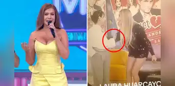 Actriz mexicana le hace desplante a Laura Huarcayo y la rechaza al momento de despedirse en vivo Actriz mexicana le hace desplante a Laura Huarcayo y la rechaza al momento de despedirse en vivo