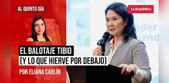 El balotaje tibio (y lo que hierve por debajo), por Eliana Carlín