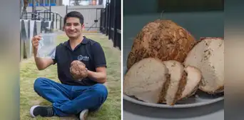 Peruano crea envase biodegradable con un tubérculo del Vraem: conserva alimentos hasta por 28 días y se degrada en 4 días Peruano crea envase biodegradable con un tubérculo del Vraem: conserva alimentos hasta por 28 días y se degrada en 4 días