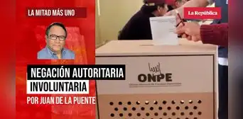 Negación autoritaria involuntaria, por Juan De la Puente Negación autoritaria involuntaria, por Juan De la Puente