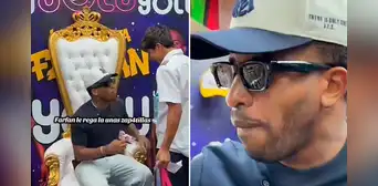 Jefferson Farfán ilusiona a joven de Huánuco y le regala unas zapatillas, pero él revela que no le dio nada: "No pagó" Jefferson Farfán ilusiona a joven de Huánuco y le regala unas zapatillas, pero él revela que no le dio nada: "No pagó"
