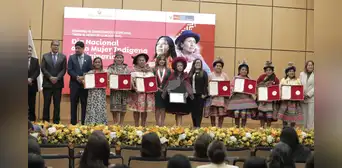 Día de la Mujer Indígena: condecoran a ocho lideresas por sus aportes en la conservación ambiental