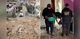 Colapso de tubería de más de 45 años provoca inundación y afecta a 30 familias en Villa María del Triunfo Colapso de tubería de más de 45 años provoca inundación y afecta a 30 familias en Villa María del Triunfo