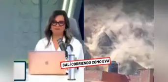 Vecina de San Miguel impacta a periodistas tras fuerte temblor de 6,1: "Estaba en la ducha y salí corriendo como Eva" Vecina de San Miguel impacta a periodistas tras fuerte temblor de 6,1: "Estaba en la ducha y salí corriendo como Eva"