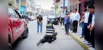 Estudiantes participaron en la ruta de la flagrancia
