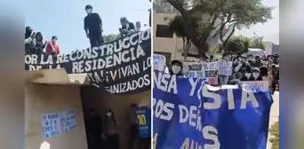 Alumnos de la Universidad La Cantuta toman parte de residencia universitaria: acusan a profesores de apropiación indebida del predio