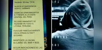 Ministerio de Justicia inicia investigación tras reporte de hackeo al SISMATE y falsa alerta de terremoto de 8,7 en Perú