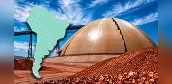 Un país de Sudamérica construye un domo gigante para dominar el mundo del cobre con US$4.400 millones: operaría desde 2027