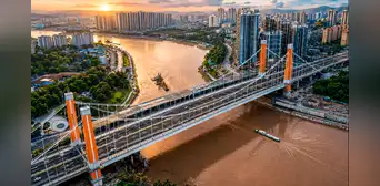 China presenta puente estratégico que revoluciona el transporte fluvial y conecta ríos con el mar: inversión supera US$10.000 millones China presenta puente estratégico que revoluciona el transporte fluvial y conecta ríos con el mar: inversión supera US$10.000 millones
