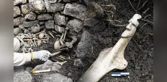 Arqueólogos de Perú descubren tumba de hace 600 años en Kuélap con restos humanos y ofrendas ceremoniales únicas